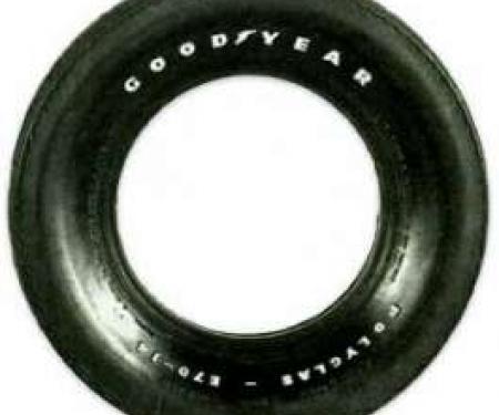 F70/15 Polyglas Tire Raised White Letters