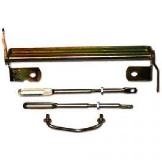 Carburetor Linkage, 3 x 2, Small Block, 19571979