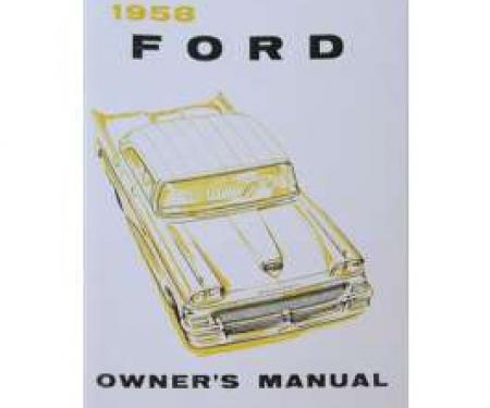 Ford Owner's Manual - 40 Pages With Illustrations