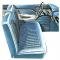 Front Bench Seat Cover, Falcon, Ranchero, 1963