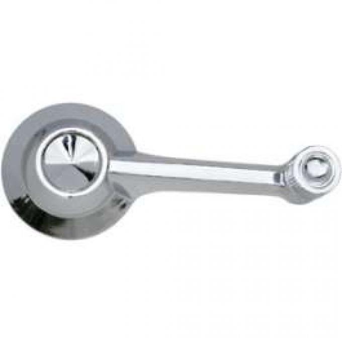 Window Crank Handle - Black Knob