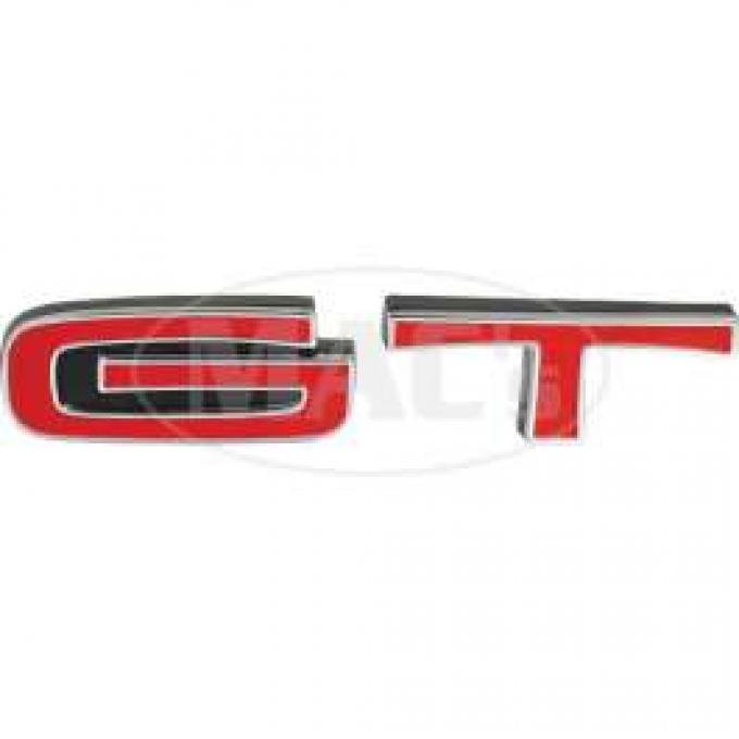 Grille Emblem, GT Letters, Fairlane, Ranchero, Torino, 1969