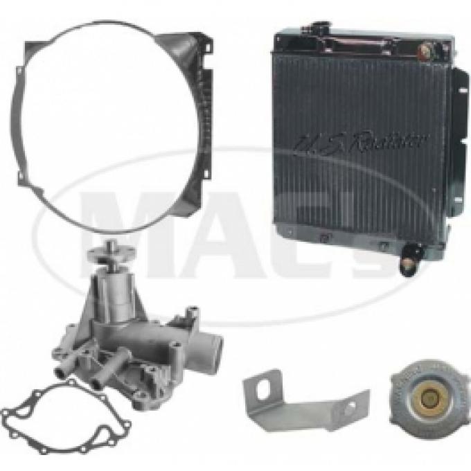 63/65 Falcon/Ranchero Cooling Kit (2 Row 260/289) Xtra