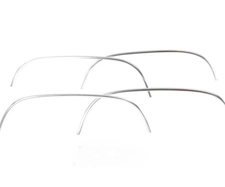 AMD Wheel Opening Molding, 4pc set, Chrome, 88-98 Chevy GMC C/K Fleetside Pickup Truck SUV 230-4088-S