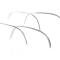 AMD Wheel Opening Molding, 4pc set, Chrome, 88-98 Chevy GMC C/K Fleetside Pickup Truck SUV 230-4088-S