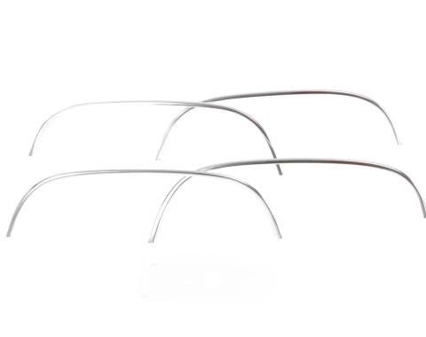 AMD Wheel Opening Molding, 4pc set, Chrome, 88-98 Chevy GMC C/K Fleetside Pickup Truck SUV 230-4088-S