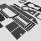 Detroit Muscle Technologies Mopar Dodge Truck Pickup 72-80 AC Heater Box Rebuild Restoration Seal Gasket Kit TRK7280HB10
