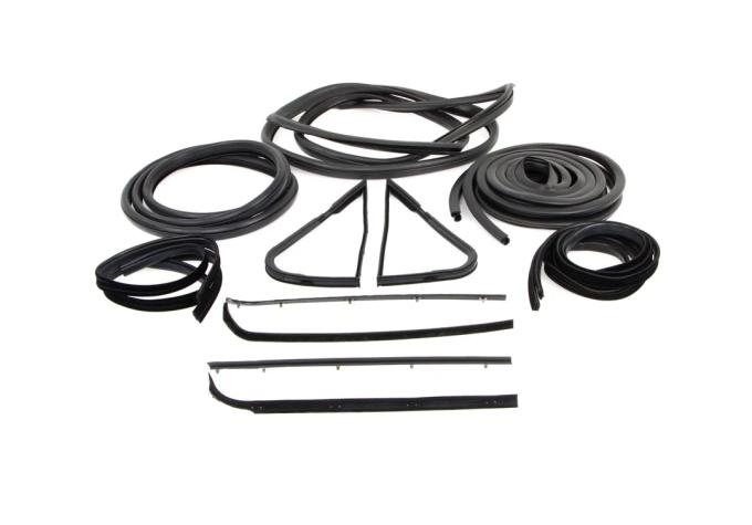 AMD Complete Weatherstrip Seal Kit (14pcs), 71-72 F-Series Pickup w/o Weatherstrip Trim Groove X599-4571-S