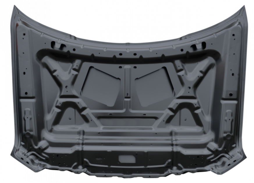 Key Parts '09'14 Cowl Hood 1989036 Classic Truck