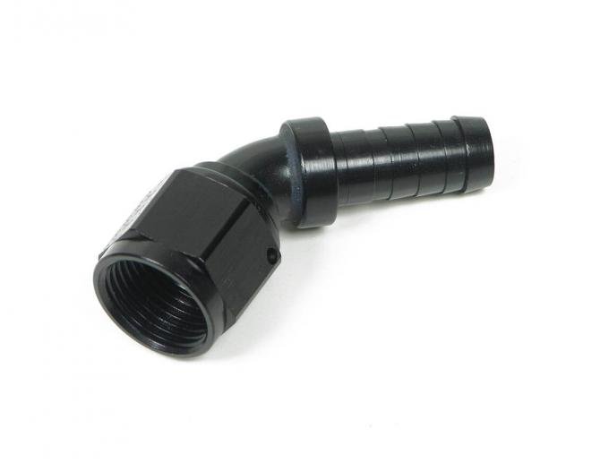 Earl's Auto-Crimp Hose End, 45 Degree, Size -10, Black AT704610ERL