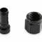 Earl's Auto-Crimp Hose End, Straight, Size -4, Black AT700104ERL