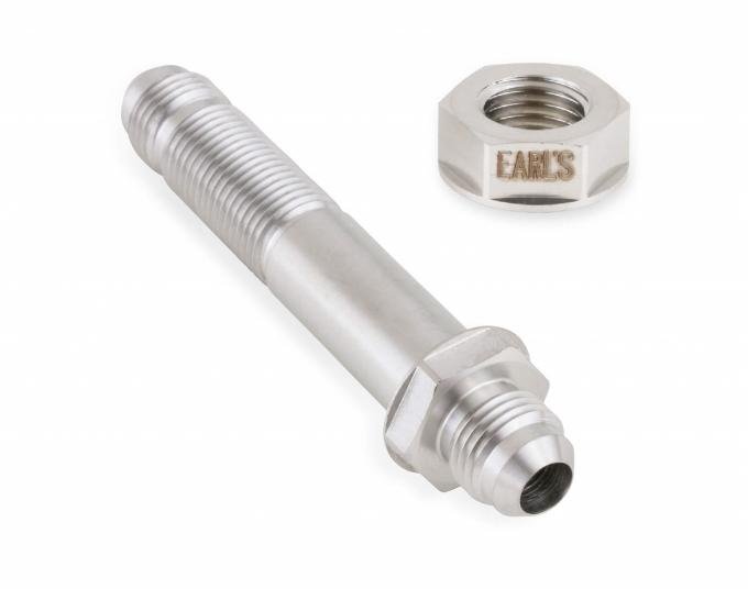 Earl's Straight -6 Bulkhead, Stainless Steel SS983506ERL