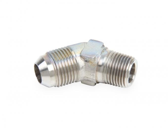 Earl's 45 Degree Elbow Male an -10 to 1/2" NPT, Stainless Steel SS982310ERL