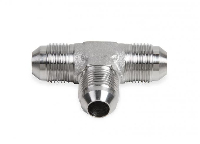 Earl's -3 an Male Tee, Stainless Steel SS982403ERL