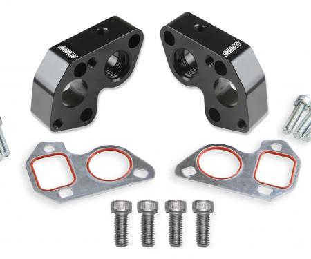 Earl's Electric Water Pump Block Adapters, Pair, Fits GM LS Engines LS0025ERL