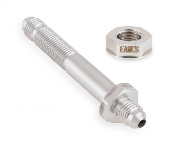 Earl's Performance Straight Stainless Steel AN Bulkhead Union SS983504ERL
