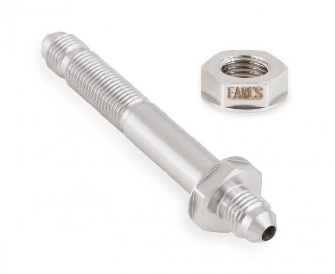 Earl's Straight -4 Bulkhead, Stainless Steel SS983504ERL