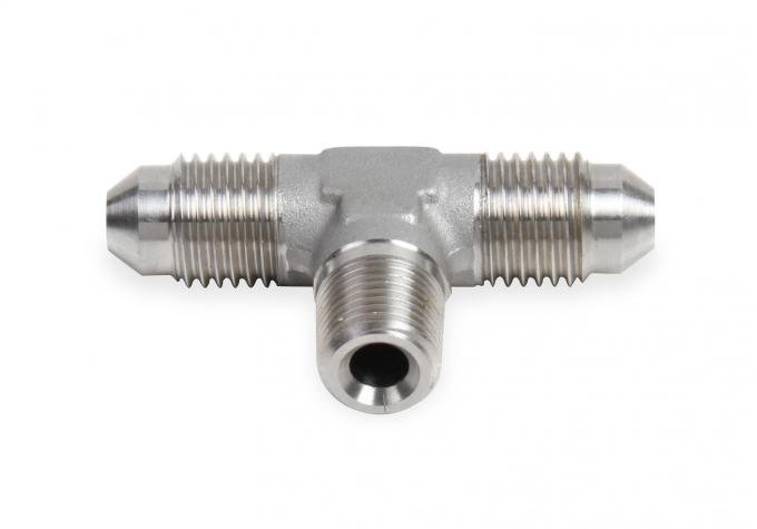 Earl's Performance Stainless Steel AN to NPT Adapter Tee SS982504ERL