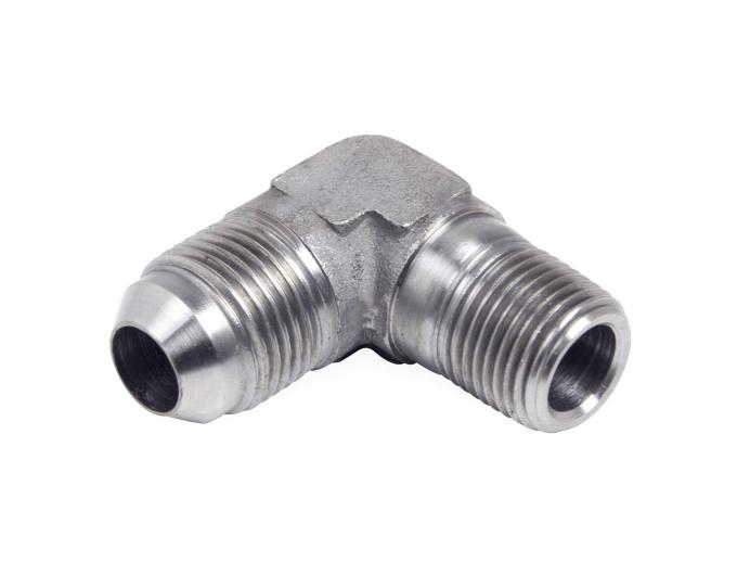 Earl's 90 Degree Elbow Male an -8 to 1/2" NPT, Stainless Steel SS982288ERL