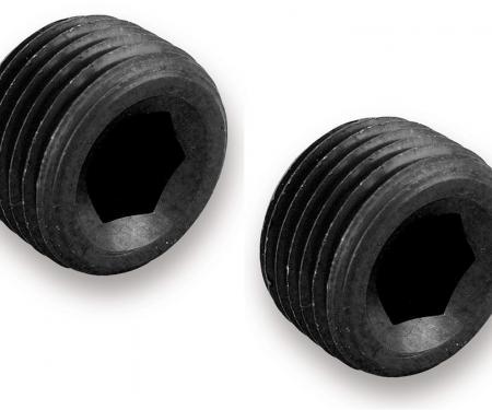 Earl's 1/4" NPT Internal Plugs, Black AT593203ERL