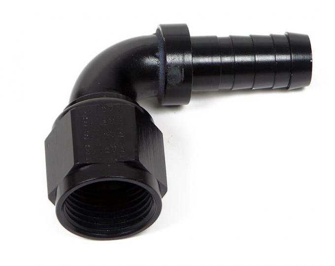 Earl's Auto-Crimp Hose End, 90 Degree, Size -8, Black AT709108ERL