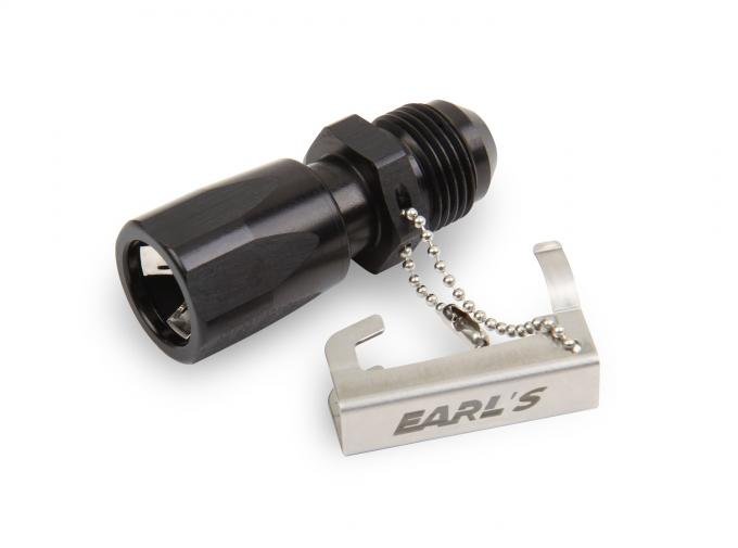 Earl's O.E. Fuel Line EFI Quick Connect -8 to 3/8", Black AT991986ERL