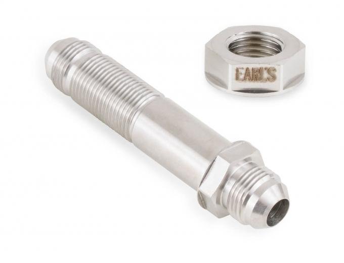 Earl's Straight -8 Bulkhead, Stainless Steel SS983508ERL