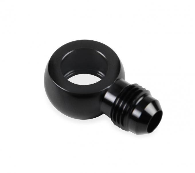 Earl's -6 an Male to 9/16" Banjo, Black 977666ERL