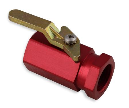 Earl's Aluminum Shut-Off Valve, Red 230500ERL