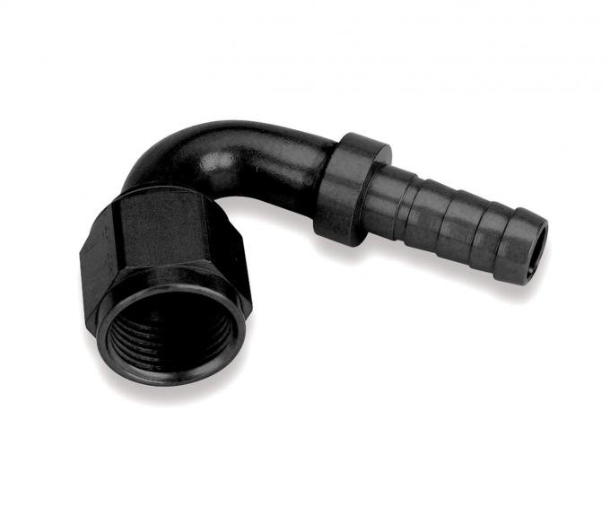 Earl's Auto-Crimp Hose End, 150 Degree, Size -6, Black AT715006ERL