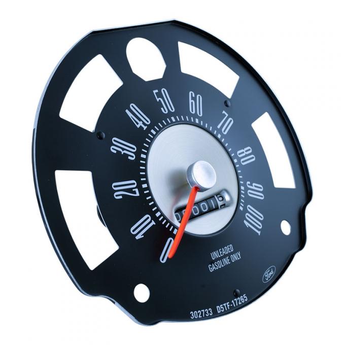Dennis Carpenter Speedometer Head with "Unleaded Gasoline Only" - 1975-77 Bronco D5BZ-17255-A