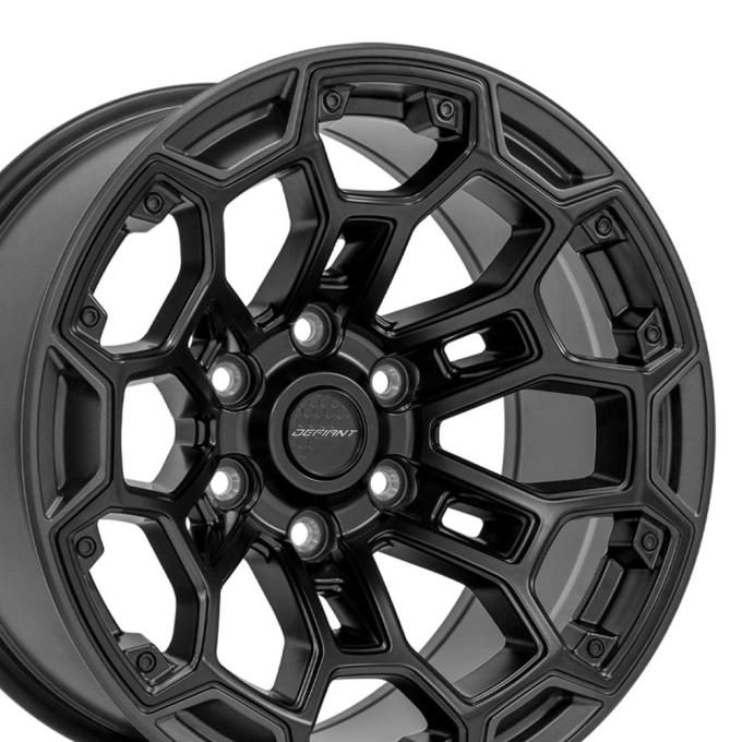 Defiant Wheels DF03 - DEFIANT DF03 18x9 6x5.5" -12et in Satin Black w/ Satin Charcoal DF03-18090-6550-12B1G1
