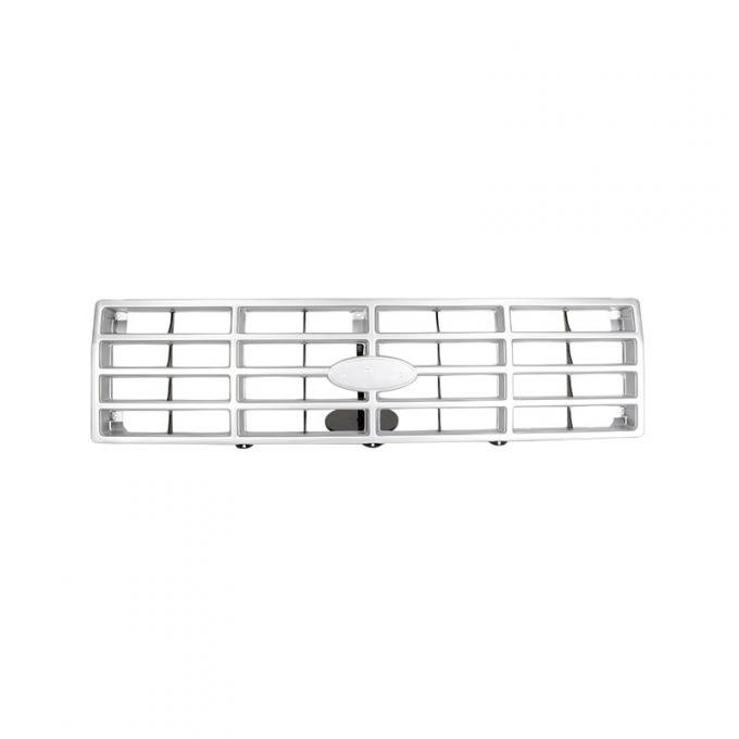 Dennis Carpenter Grille - Argent and Black - 1982-86 Ford Truck, 1982-86 Ford Bronco E3TZ-8200-F