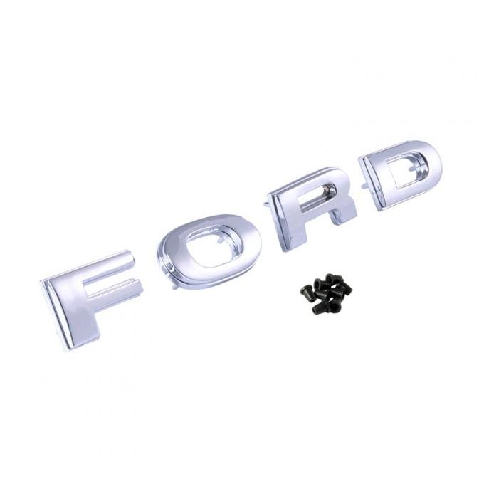 Dennis Carpenter Hood Letters - F-O-R-D - 1973-82 Ford Truck, 1978-82 Ford Bronco D9TZ-16606-K