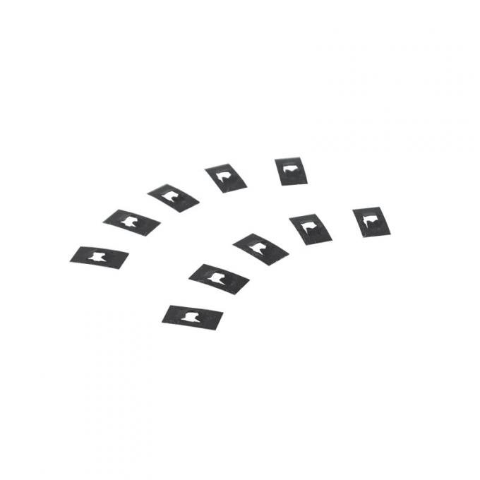 Dennis Carpenter Flat Spring Steel Speed Nut for 1/8" Stud - Set of 10 - Universal - All 45037-S10