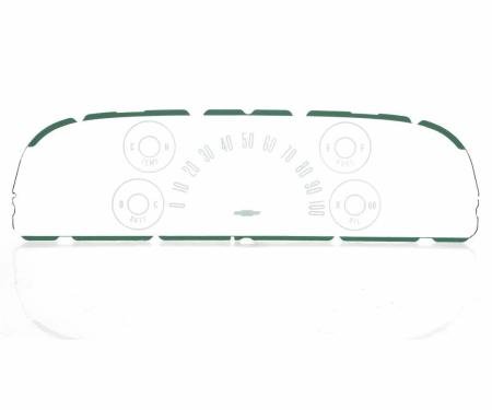 AMD Instrument Cluster Lens, with gauges, 60-63 Chevy CK Truck X474-4060-1B