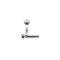 AMD Door Lock Knobs, Chrome Pair, 65 Falcon Fairlane Ranchero Comet Cyclone; 65-66 Mustang; 66-67 Bronco X536-8065-P
