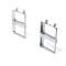AMD Headlamp Bezels, Chrome, Dual Headlamp, Pair, 83-84 Chevy GMC CK Truck Blazer Jimmy Suburban 145-4083-6P