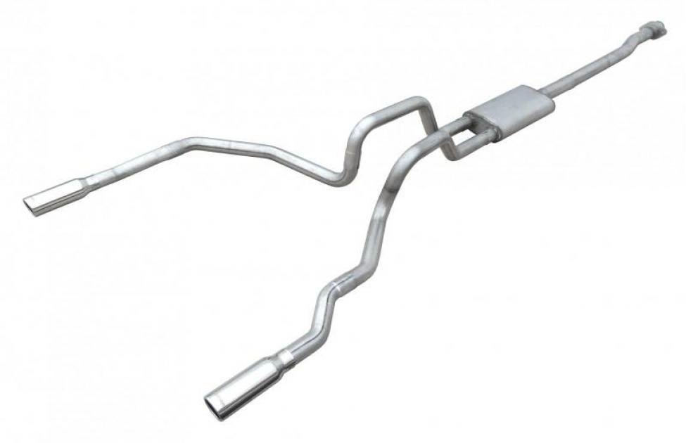 特別セーフ System Exhaust Back Cat Pypes 09-14 Rear Split F150 Ford ギター