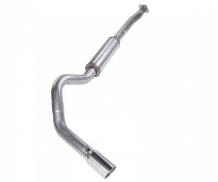Pypes Cat Back Exhaust System 11-20 Ford F150 Single Side Exit 4 in Intermediate And Tail Pipe Violator Muffler/Hardware/5 in Polished Tip Incl Natural Finish 409 Stainless Steel Exhaust SFT22V