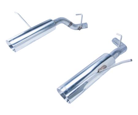 Pypes Pype Bomb Series Axle Back Exhaust System 11-20 Durango Split Rear Dual Exit Incl Axle back Pipe 4.5 in Polished Tips Hardware Polished Finish 304 Stainless Steel Exhaust SDD19MS