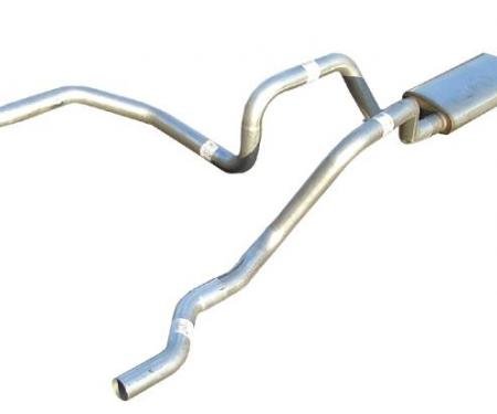 Pypes Violator Series Cat Back Exhaust System 07-09 GM 1500 Split Rear Dual Exit 3 in Intermediate And 2.5 in Tail Pipe Violator Muffler/Hardware/3.5 in Polished Tips Incl Exhaust SGT27V