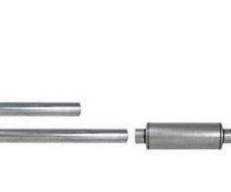 Pypes Turbo Back Exhaust System Single Side Exit 94-02 Dodge Ram 2500/3500 4 in Intermediate And Tail Pipe Muffler/Hardware Incl Tip Not Incl Natural Finish 409 Stainless Steel Exhaust STD050