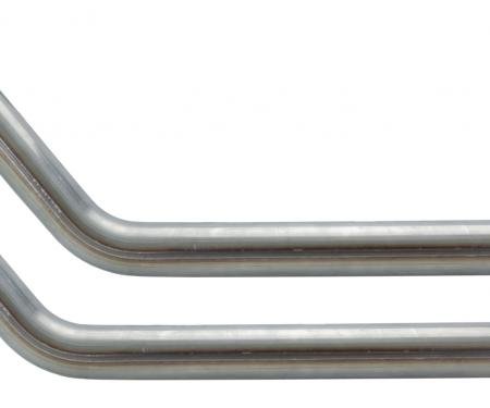 Pypes Exhaust Manifold Down Pipe 2.5 in 3 Bolt Hardware Not Incl Natural 409 Stainless Steel Exhaust DGU16S