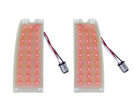 United Pacific LED Tail Light Insert Board For 1967-72 Ford Truck & 1966-77 Ford Bronco (Pair) FTL6772LED-PR