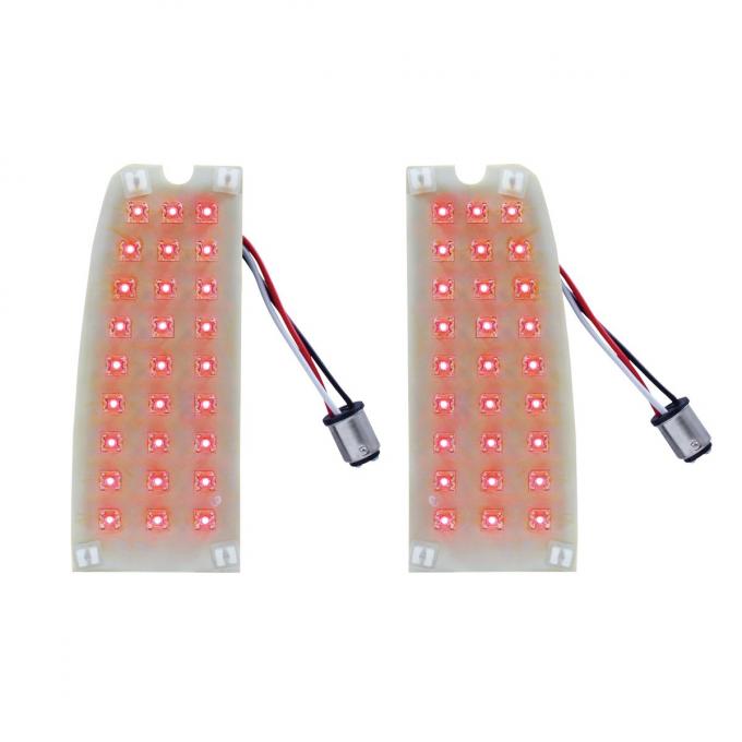 United Pacific LED Tail Light Insert Board For 1967-72 Ford Truck & 1966-77 Ford Bronco (Pair) FTL6772LED-PR