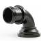 Holley Water Neck, Swivel 90 Degree Angle, Black 97-341