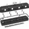 Holley 2-Piece Pontiac Style Valve Cover, Gen III/IV LS, Satin Black 241-192