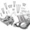 Holley LS/LT High-Mount Accessory Drive Bracket, Passenger's & Driver's Side Brackets Polished 20-132P
