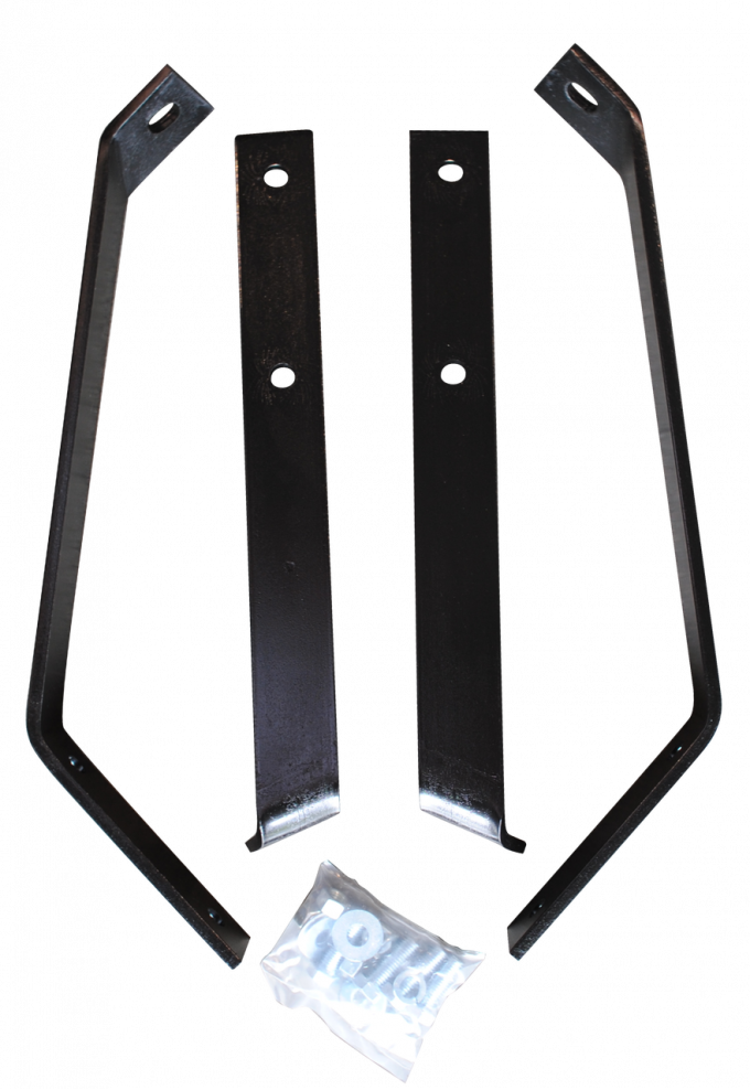 Key Parts '60'62 Rear Bumper Brackets 0848018 B Classic Truck